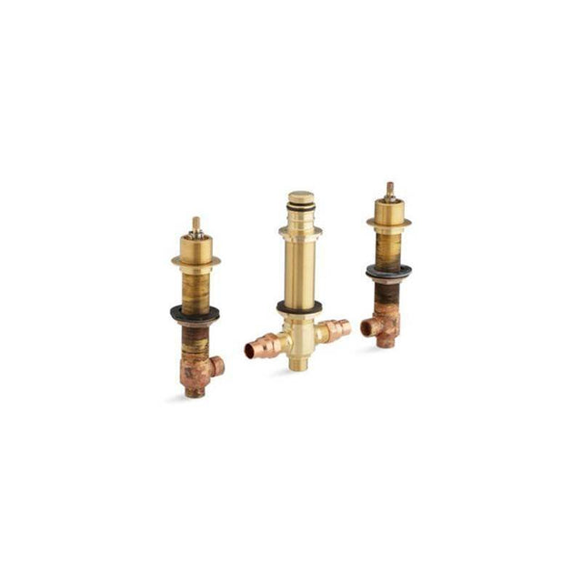 Kohler - 1/2'' ceramic high-flow valve system with diverter for finished-deck or rim-mount installation only