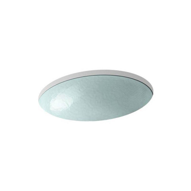 Kohler - Whist 19'' oval wall-mount/undermount bathroom sink, no overflow - Opaque Doe