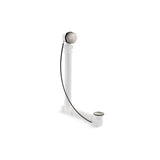 Kohler - Clearflo Cable bath drain with PVC tubing - Vibrant Brushed Nickel