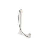 Kohler - Clearflo Cable bath drain with PVC tubing - Vibrant Polished Nickel
