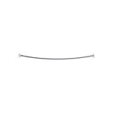 Kohler - Expanse Curved shower rod - traditional design - Polished Stainless
