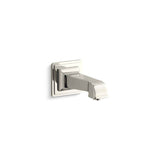 Kohler - Pinstripe Pure Wall-mount bath spout - Vibrant Polished Nickel