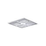 Kohler - WaterTile Rain Overhead shower panel with four 22-nozzle sprayheads - Polished Chrome