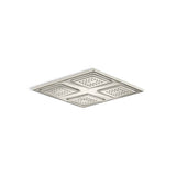 Kohler - WaterTile Rain Overhead shower panel with four 22-nozzle sprayheads - Vibrant Polished Nickel