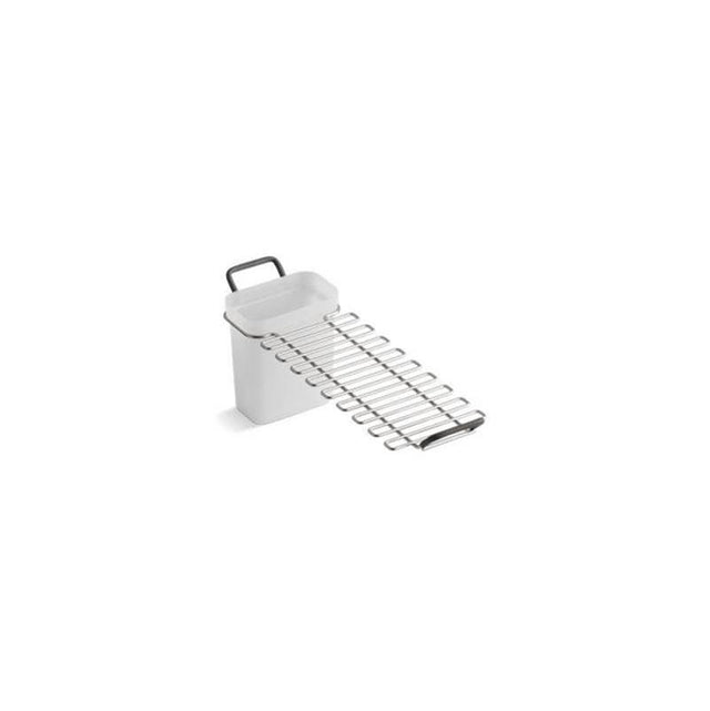 Kohler - Riverby Utility rack with soaking cup - Stainless Steel