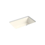 Kohler - Riverby 33'' undermount single-bowl workstation kitchen sink - Biscuit