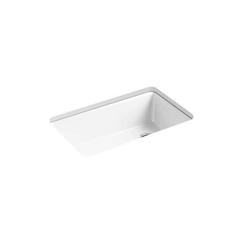 Kohler - Riverby 33'' undermount single-bowl workstation kitchen sink - Sea Salt
