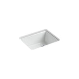 Kohler - Riverby 25'' undermount single-bowl kitchen sink - Ice Grey