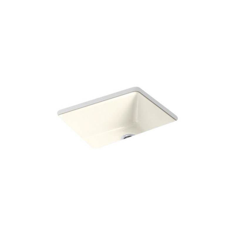 Kohler - Riverby 25'' undermount single-bowl kitchen sink - Biscuit