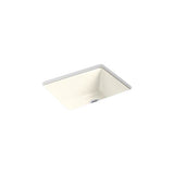Kohler - Riverby 25'' undermount single-bowl kitchen sink - Biscuit