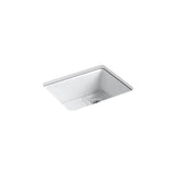 Kohler - Riverby 25'' undermount single-bowl kitchen sink - White