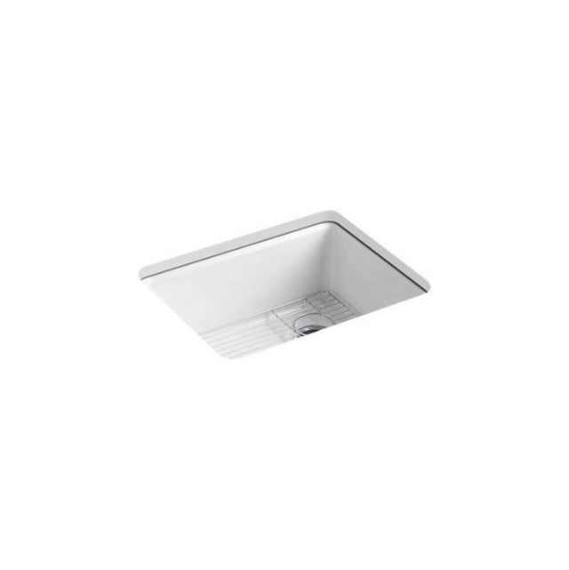 Kohler - Riverby 25'' undermount single-bowl kitchen sink - White