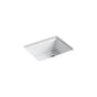 Kohler - Riverby 25'' undermount single-bowl kitchen sink - White