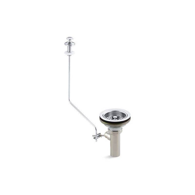 Kohler - Duostrainer Sink strainer with tailpiece and pop-up drain - Polished Chrome
