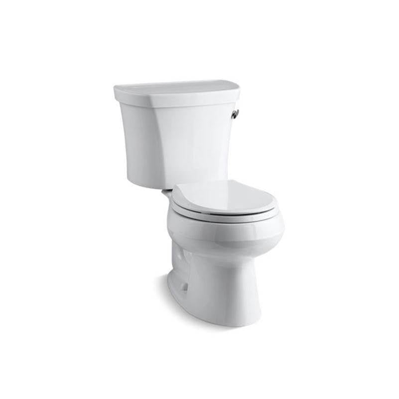 Kohler - Wellworth Two-piece round-front toilet, 1.28 gpf - White