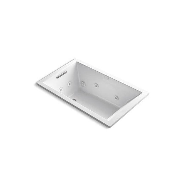 Kohler - Underscore 60'' x 36'' drop-in heated whirlpool bath - White