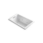 Kohler - Underscore 60'' x 36'' drop-in heated whirlpool bath - White