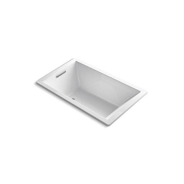 Kohler - Underscore 60'' x 36'' drop-in Heated BubbleMassageE air bath - White