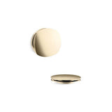Kohler - PureFloE Rotary-turn bath drain trim - Vibrant French Gold