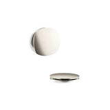 Kohler - PureFloE Rotary-turn bath drain trim - Vibrant Polished Nickel