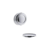 Kohler - PureFloE Traditional rotary-turn bath drain trim - Polished Chrome