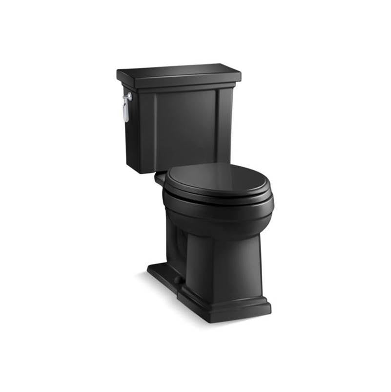 Kohler - Tresham Two-piece elongated toilet, 1.28 gpf - Black