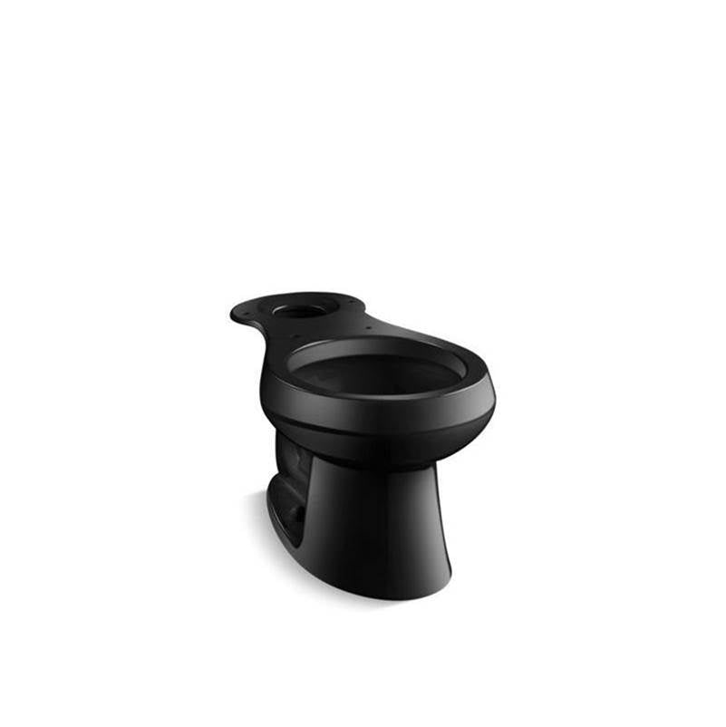 Kohler - Wellworth Round-front toilet bowl - Black