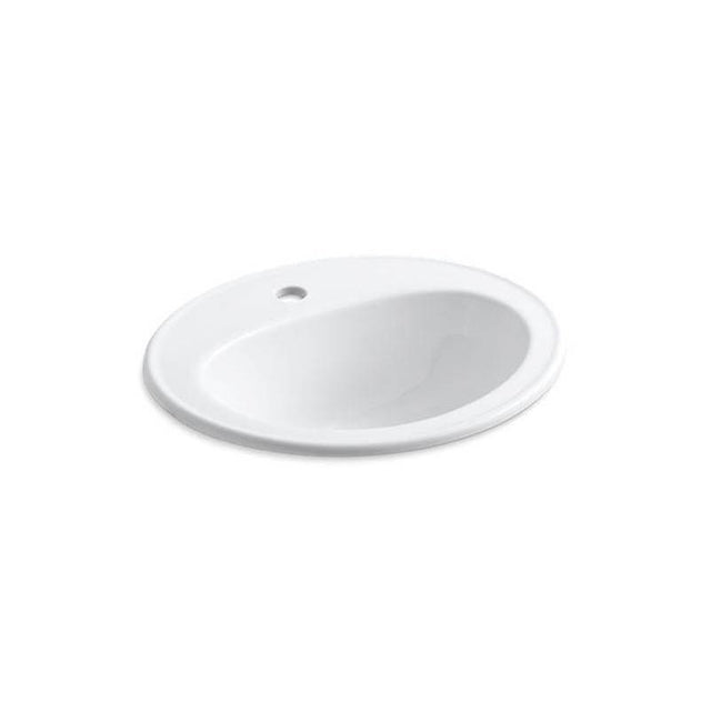 Kohler - Pennington 20-1/4'' oval drop-in bathroom sink - White