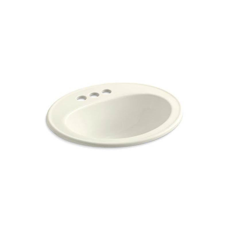Kohler - Pennington 20-1/4'' oval drop-in bathroom sink - Biscuit