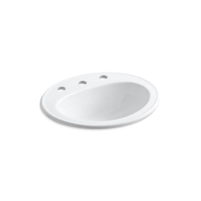 Kohler - Pennington 20-1/4'' oval drop-in bathroom sink - White
