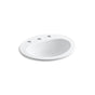 Kohler - Pennington 20-1/4'' oval drop-in bathroom sink - White