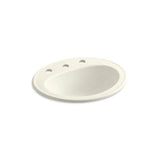 Kohler - Pennington 20-1/4'' oval drop-in bathroom sink - Biscuit