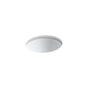 Kohler - Caxton 19-1/4'' oval undermount bathroom sink, no overflow - White