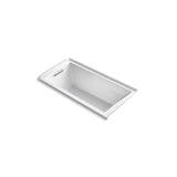 Kohler - Underscore 60'' x 30'' alcove bath, left drain - White