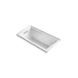 Kohler - Underscore 60'' x 30'' drop-in/alcove heated whirlpool bath, left drain - White