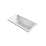 Kohler - Underscore 72'' x 36'' drop-in heated whirlpool bath - White