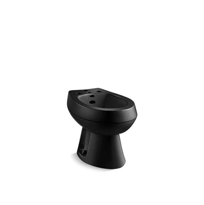 Kohler - San Tropez Vertical spray bidet with 4 faucet holes - Black