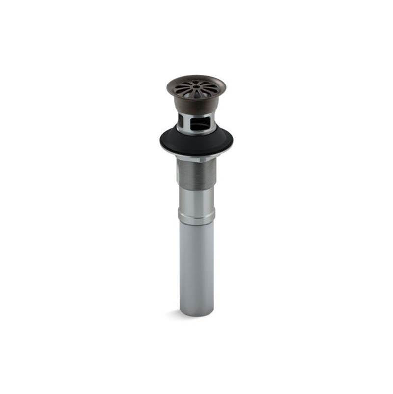 Kohler - Bathroom sink grid drain with overflow - Oil Rubbed Bronze