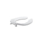 Kohler - LustraE Round-front toilet seat with check hinge - White