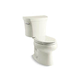 Kohler - Wellworth Two-piece elongated toilet, 1.28 gpf - Biscuit