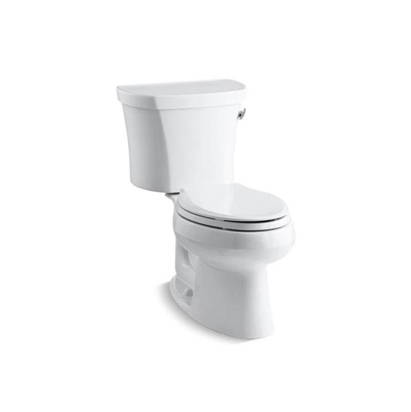 Kohler - Wellworth Two-piece elongated toilet, 1.28 gpf - White