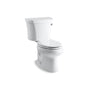 Kohler - Wellworth Two-piece elongated toilet, 1.28 gpf - White
