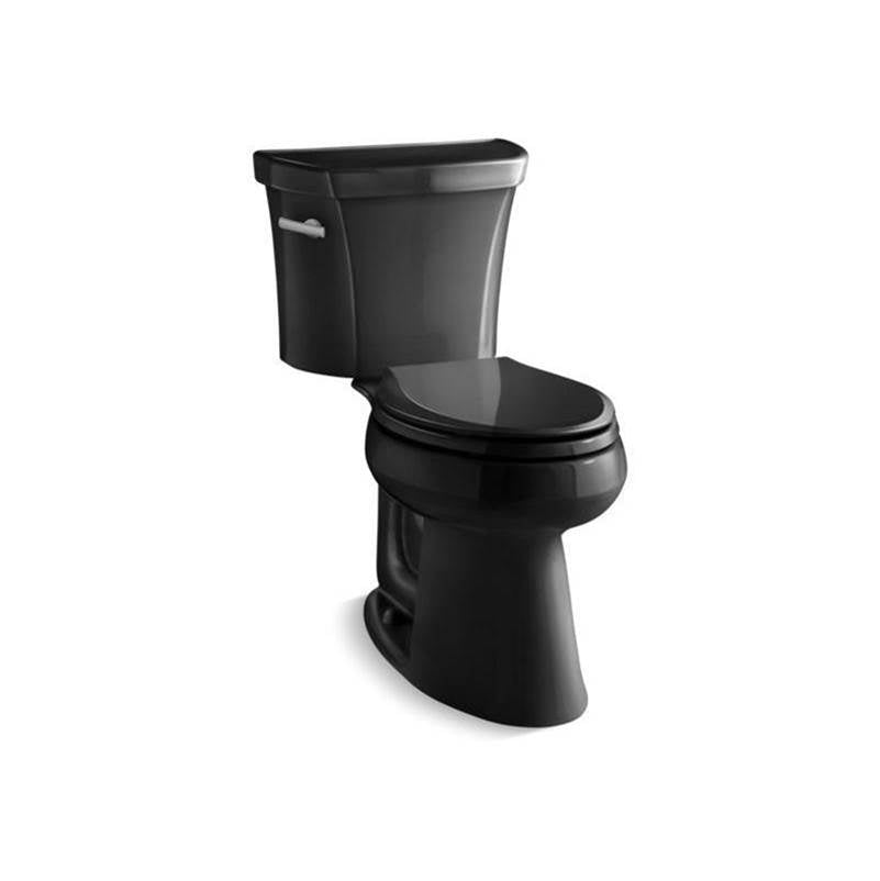 Kohler - Highline Two-piece elongated toilet, 1.28 gpf - Black