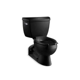 Kohler - BarringtonE Two-piece elongated toilet, 1.0 gpf - Black