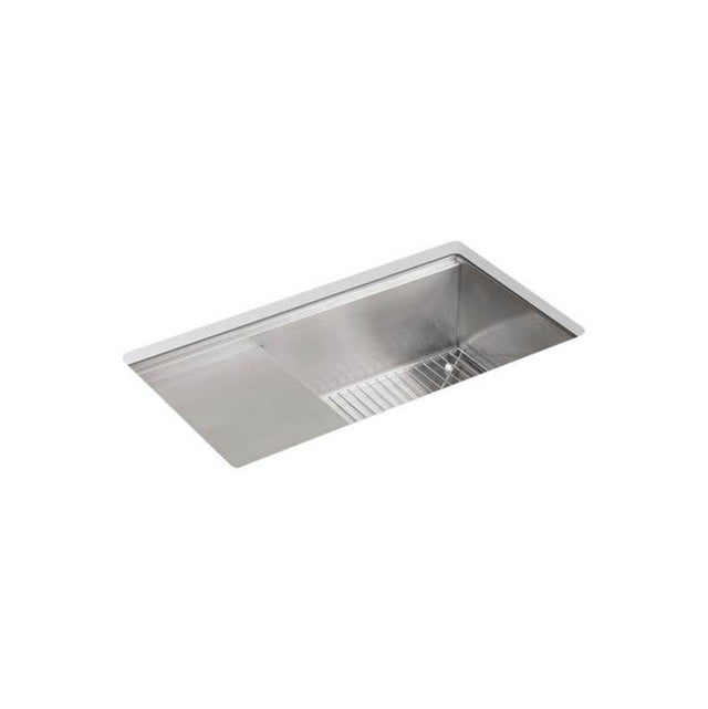 Kohler - StagesE 33'' undermount single-bowl kitchen sink - Stainless Steel