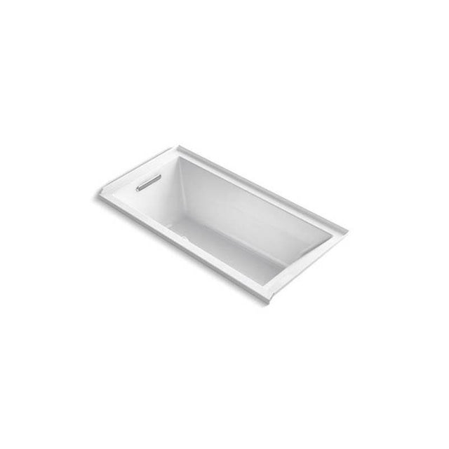 Kohler - Underscore 60'' x 30'' alcove bath with Bask heated surface, left drain - White
