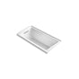 Kohler - Underscore 60'' x 30'' alcove bath with Bask heated surface, left drain - White