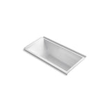 Kohler - Underscore 60'' x 30'' alcove bath with Bask heated surface, right drain - White