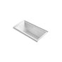 Kohler - Underscore 60'' x 30'' alcove bath with Bask heated surface, right drain - White