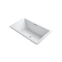Kohler - Underscore 72'' x 42'' drop-in bath with Bask heated surface - White